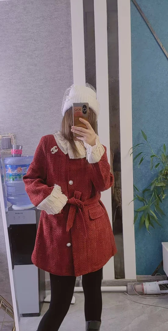 欧货潮牌新款夹棉裙子