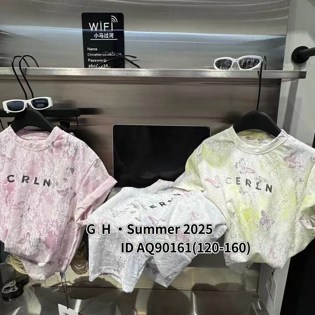 505491  韩版男童女童舒适时尚洋气百搭日常短袖