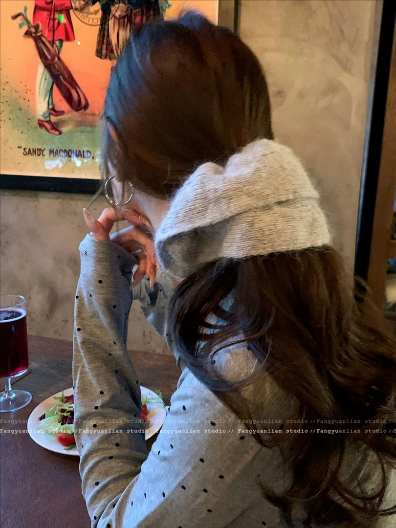 韩系甜美大肠发圈ins低丸子头绳女2025新款春夏毛线皮筋气质头花