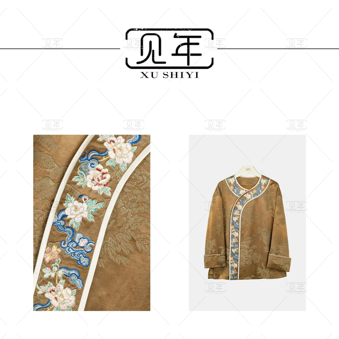 见年【金缕衣】新中式女装国风重工刺绣显贵上衣F8509