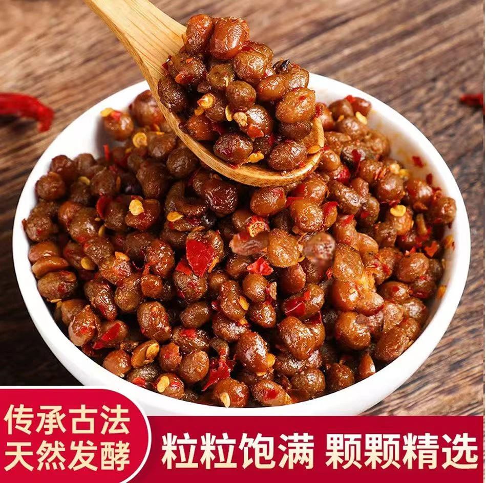 香辣豆豉湖北特产农家手工香辣下饭菜即食豆食专属链接