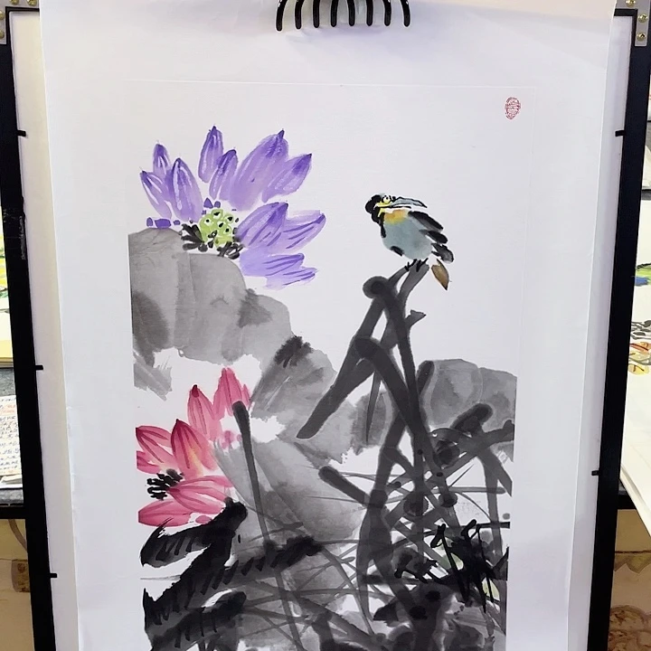 国画张圣敏先生纯手绘作品