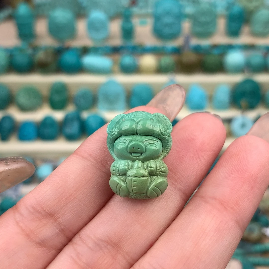 绿松石未镶嵌珠宝奇石