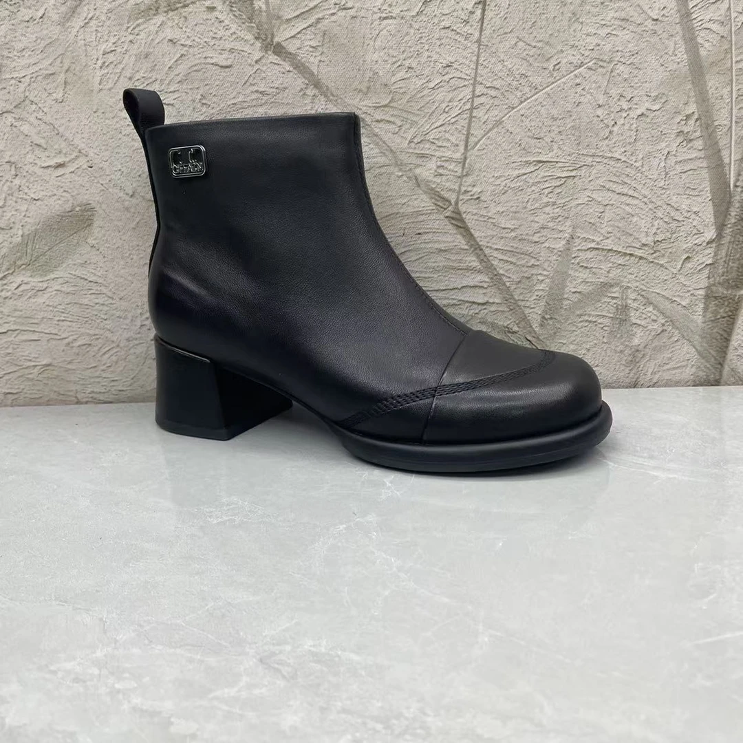 短靴女靴子 羊皮 B3633 （孤品）f区39码新店
