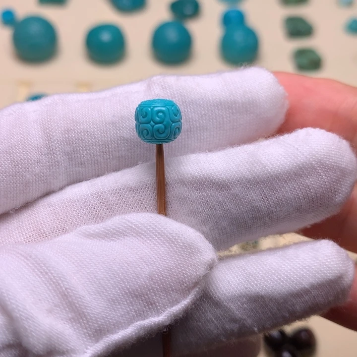 绿松石未镶嵌回纹8.1