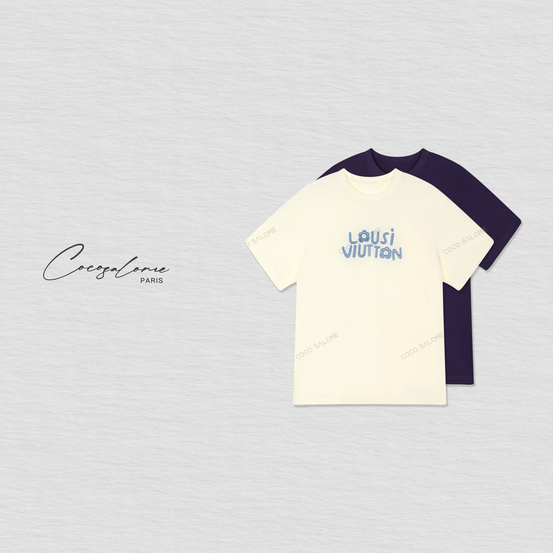 COCO SALOME｜韩彬彬"冰淇淋"2025100%棉刺绣百搭短袖963J-(14)