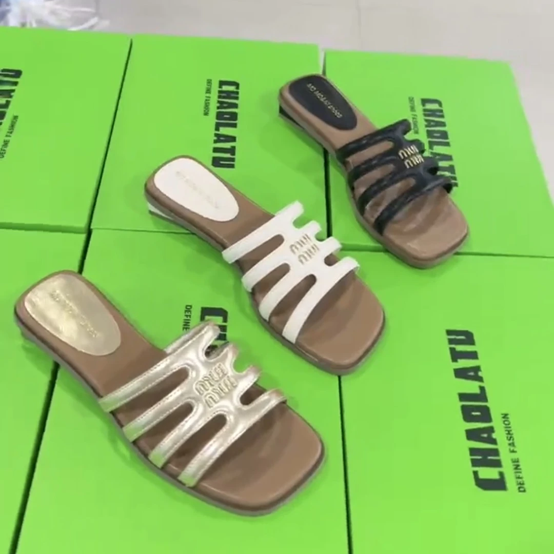 诗涵家 爆款低跟凉拖06605