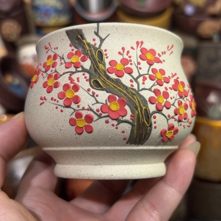 紫砂茶杯宜兴紫砂主人杯