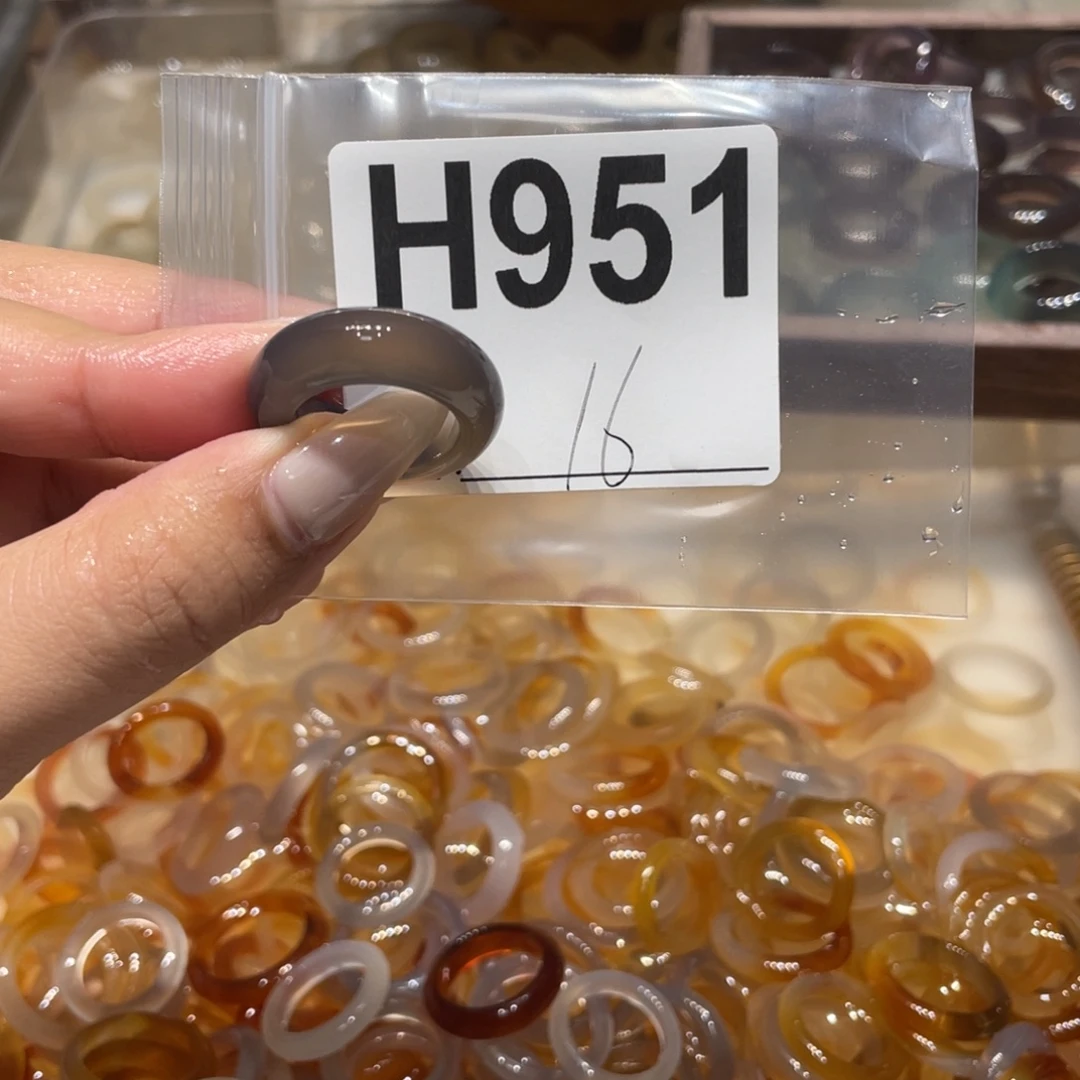 玛瑙/玉髓未镶嵌戒指951