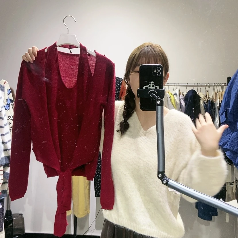 【闪购商品】红色假两件