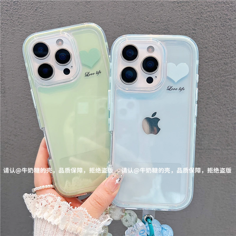 三合一炫彩侧边适用苹果16/iPhone/华为/手机壳15/14爆款Pura70潮