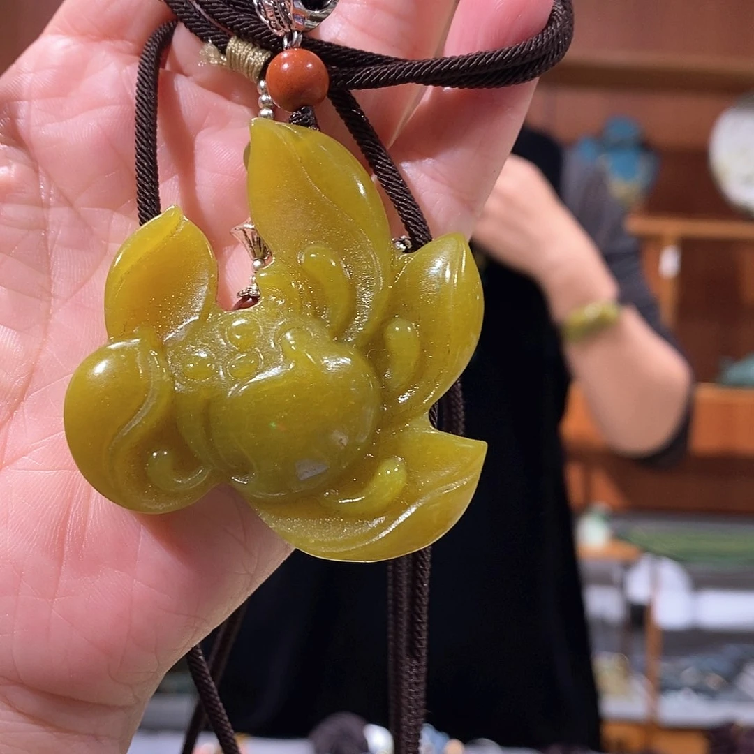 未镶嵌岫玉毛衣链