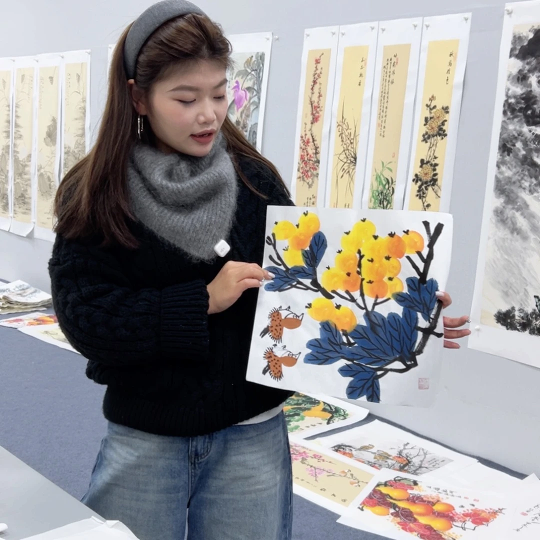 国画作品纯手绘制作品