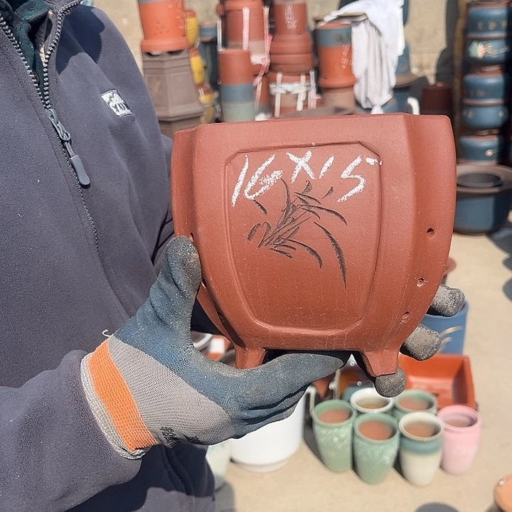 紫砂紫砂花盆也可以做成