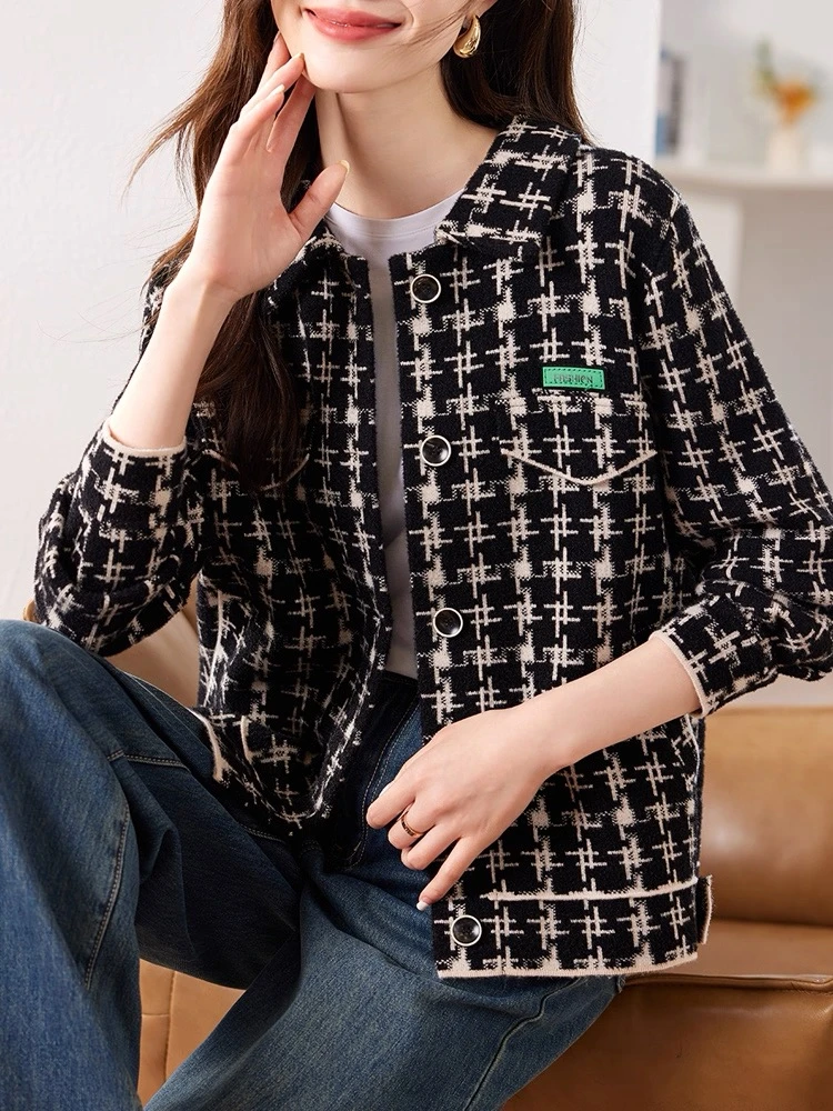 7453 Y210外套女装春秋百搭开衫2025年新款上衣找主播