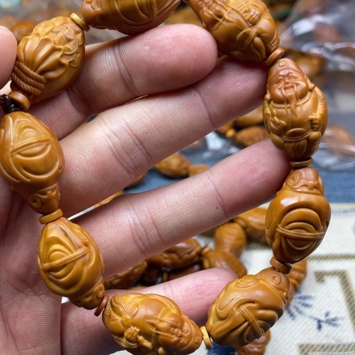 橄榄核手串/手链橄榄核雕工艺手串