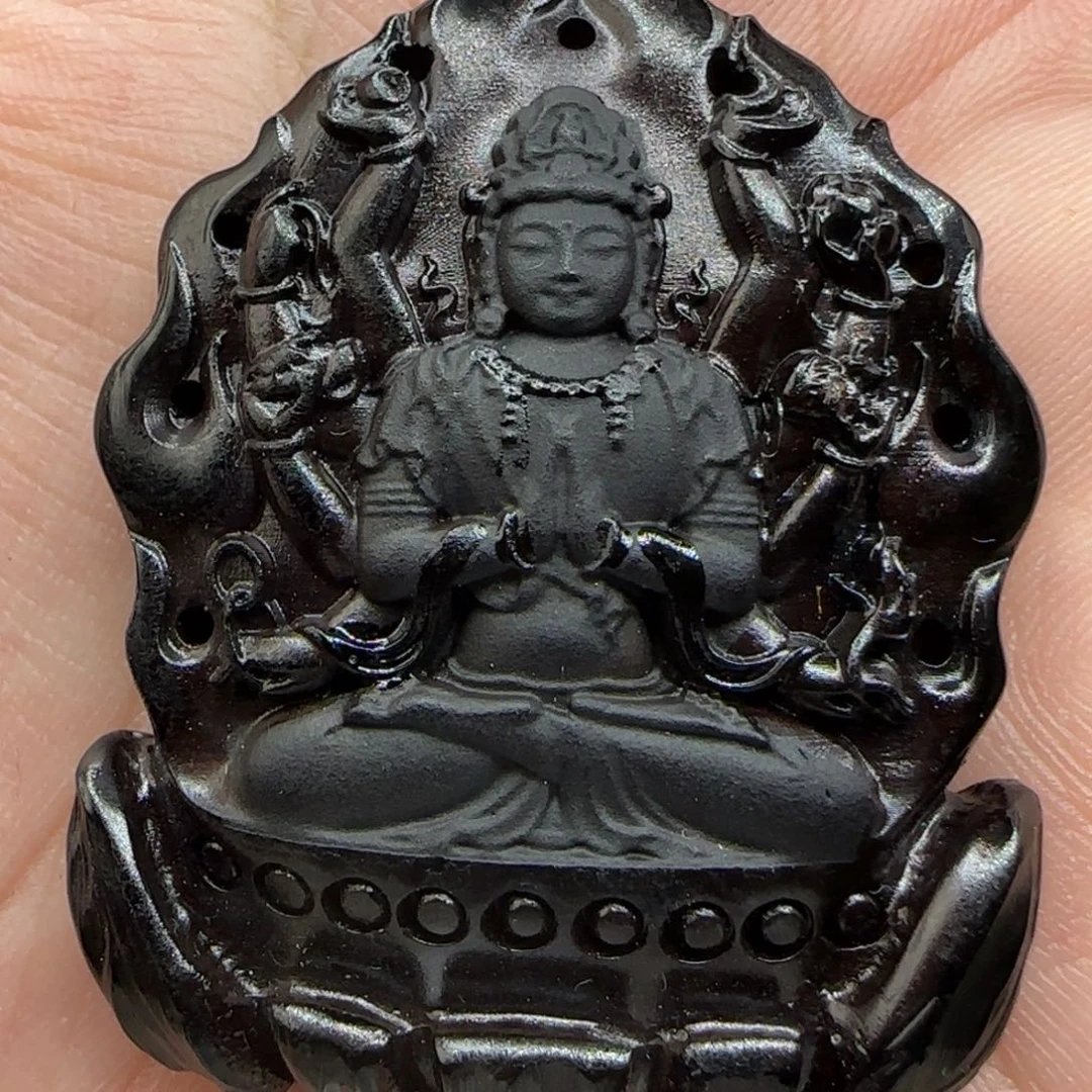 琥珀未镶嵌珠宝奇石鼠吊坠