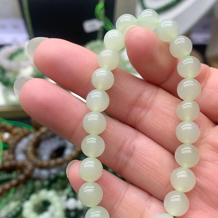 【闪购商品】和田玉手链未镶嵌慢*8