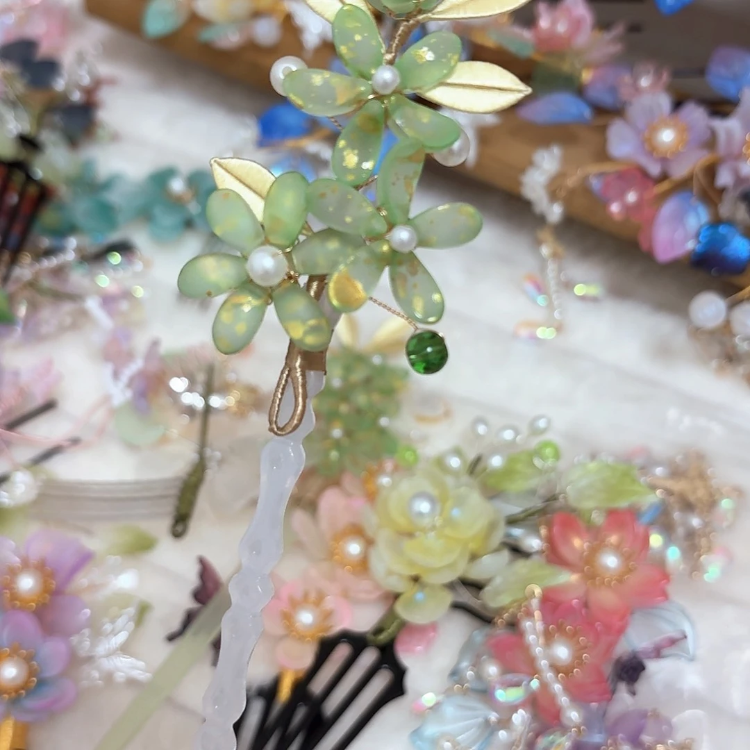 琉璃古风发簪秒杀