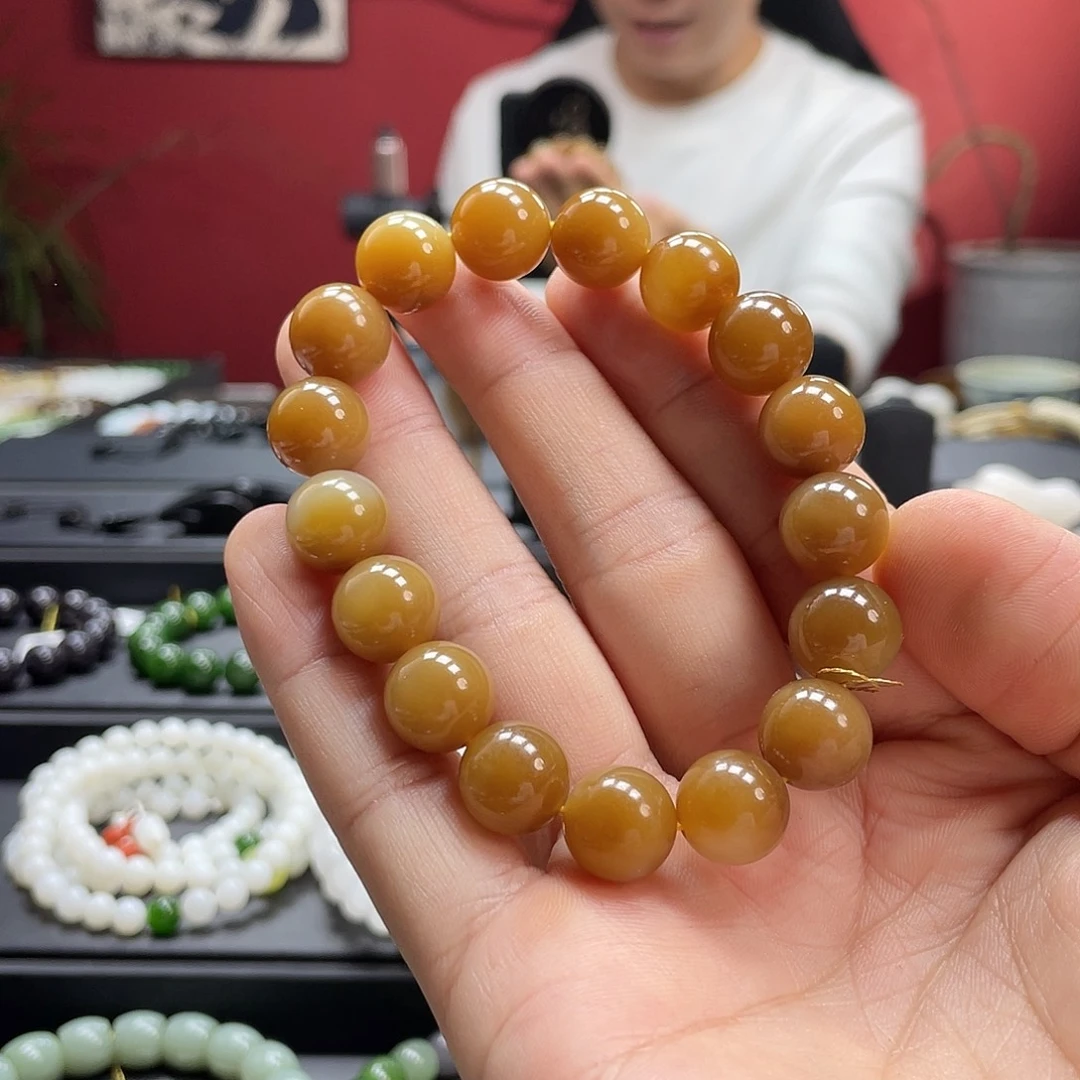 和田玉未镶嵌手链