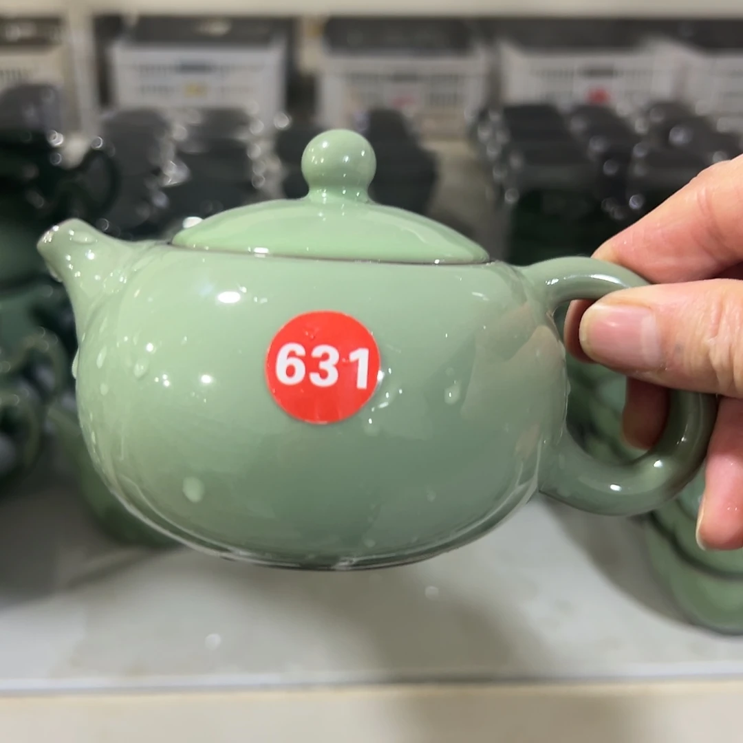 微瑕陶瓷茶壶茶杯家用