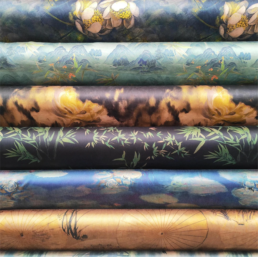 江南1号 【香云纱】v30国风新中式提花高档旗袍外套