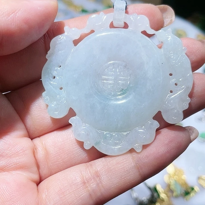 翡翠未镶嵌颈饰天然翡翠