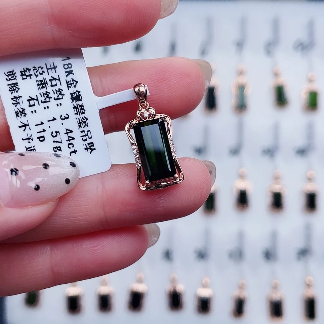 石榴石戒指18K金镶嵌