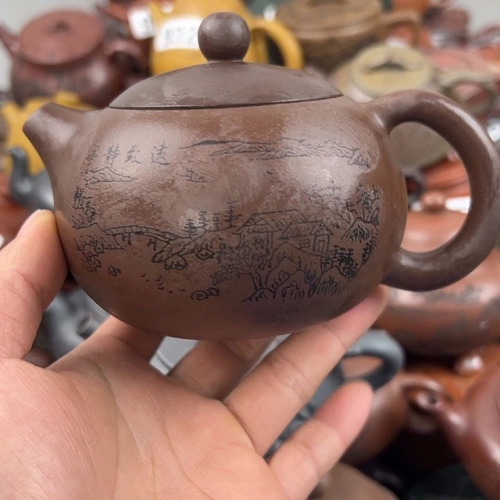 紫砂茶壶紫砂壶后配盖