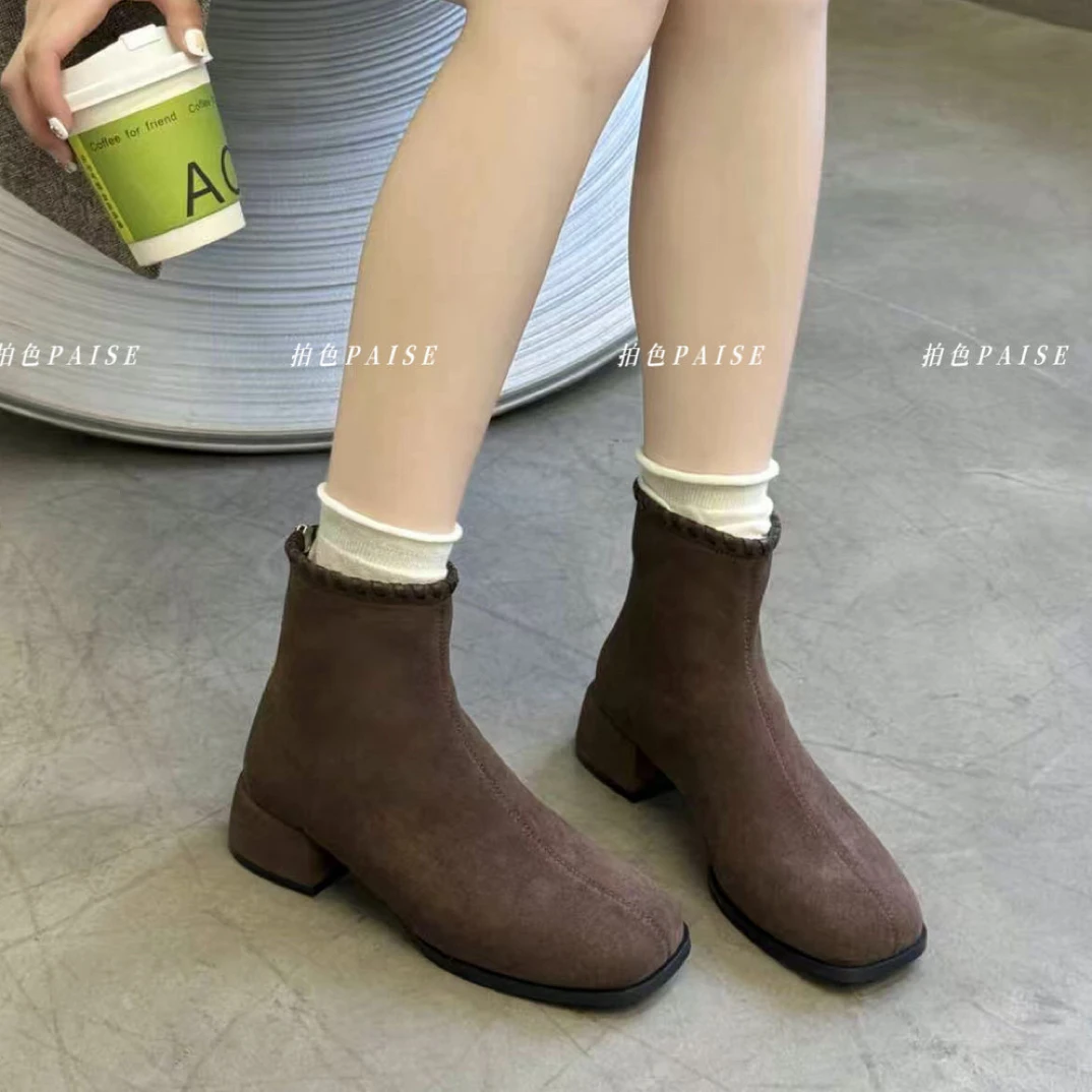 （蓉姐专属）a99秋冬气质女神短靴1003-1