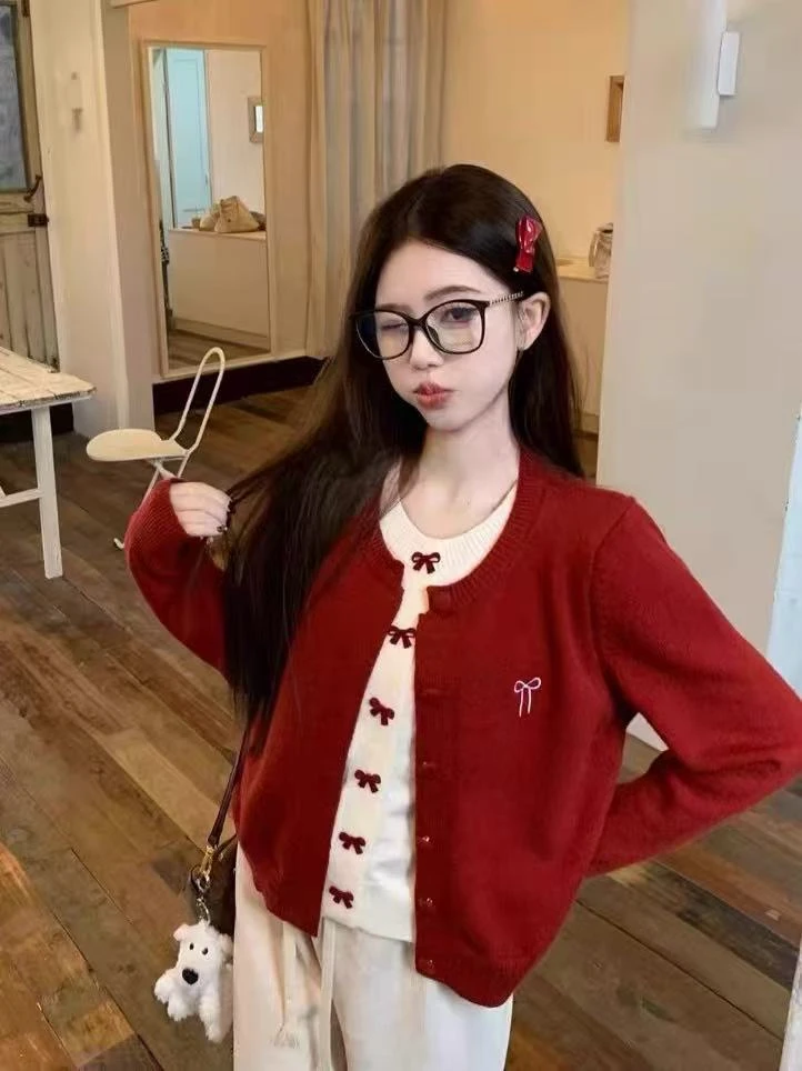 AT（701-799）时尚百搭复古夏季气质镂空针织小香风秋冬温柔纯色