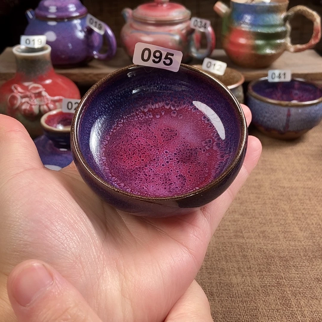 瓷片钧瓷茶壶茶具