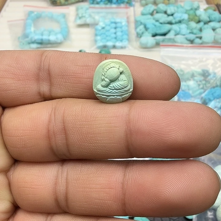 绿松石未镶嵌珠宝半成品