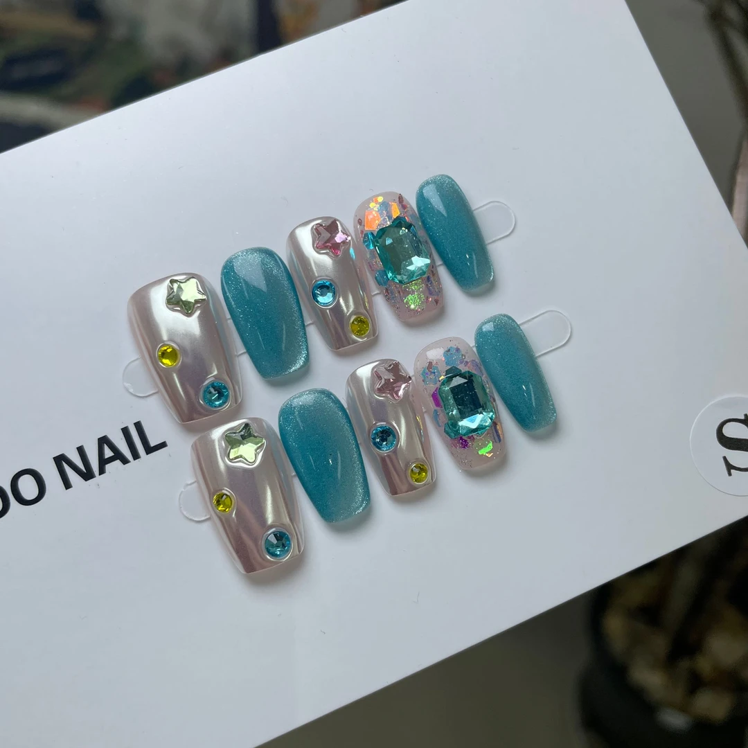 SEDONail“白梦之境”不锈钢粉温柔简约风显白高级穿戴甲