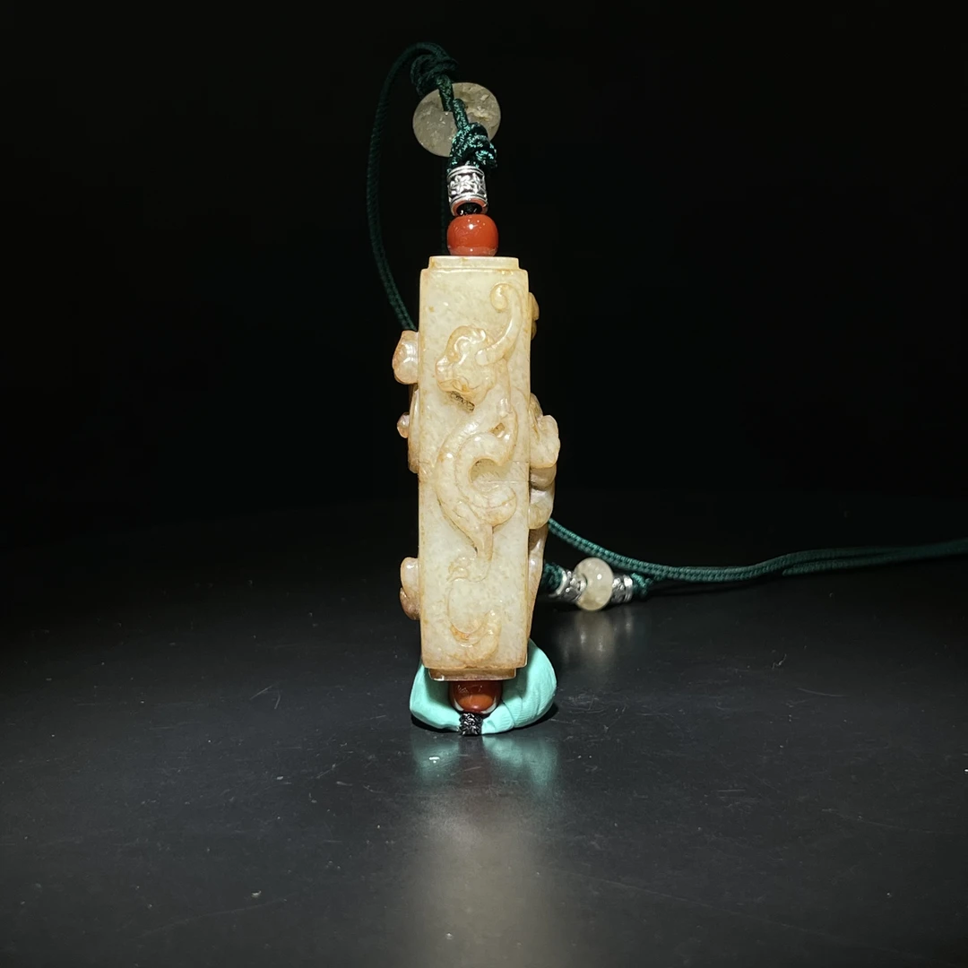 古玉臻藏和田玉勒子挂件2511100023