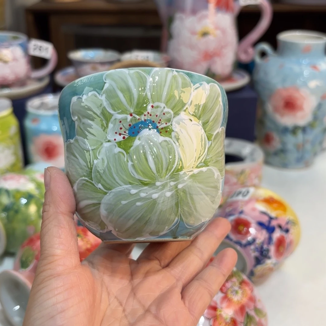 景德镇手绘高温釉下彩陶瓷茶具