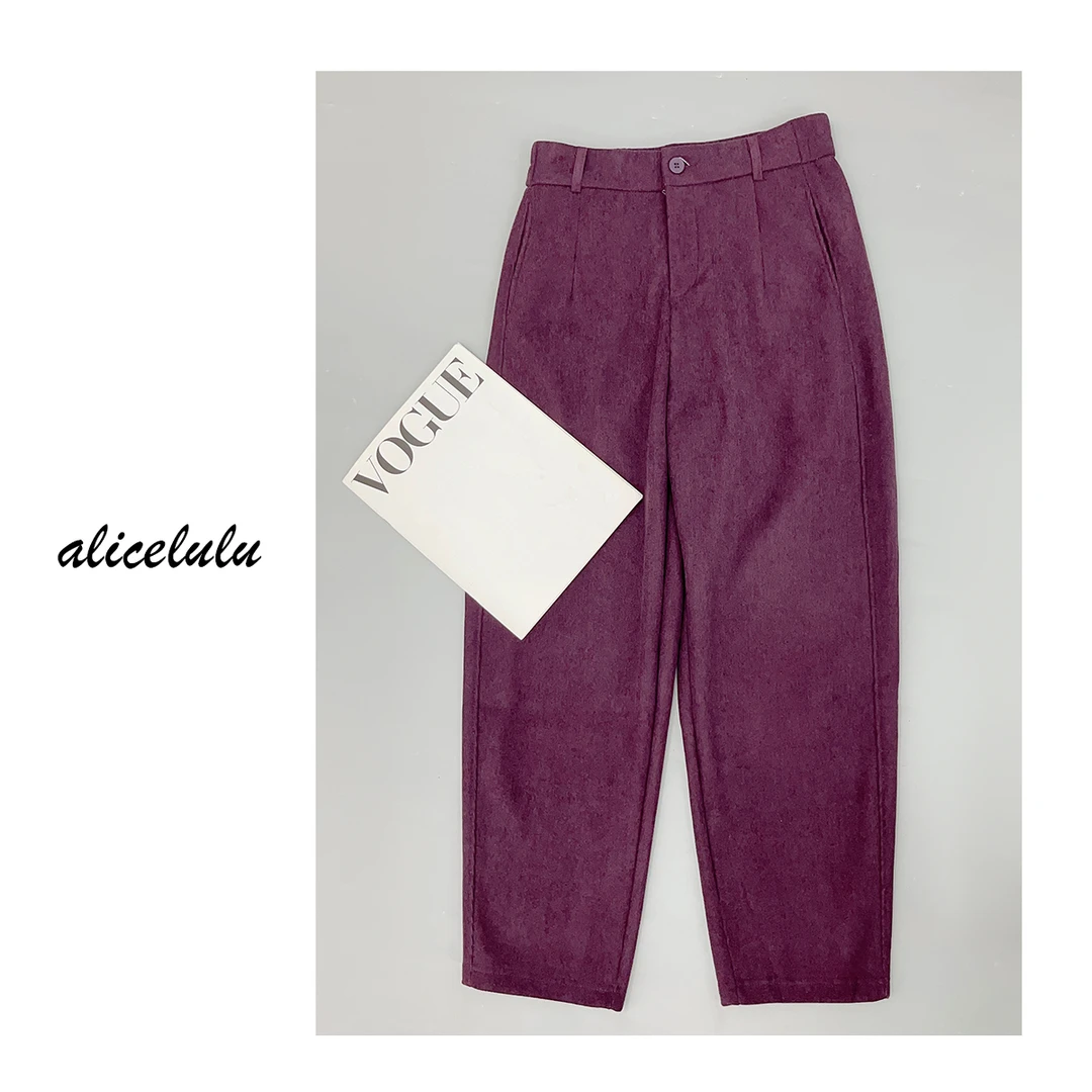 1 ALICE “奶油裤”休闲裤 丝滑柔糯 显瘦百搭 S621855T