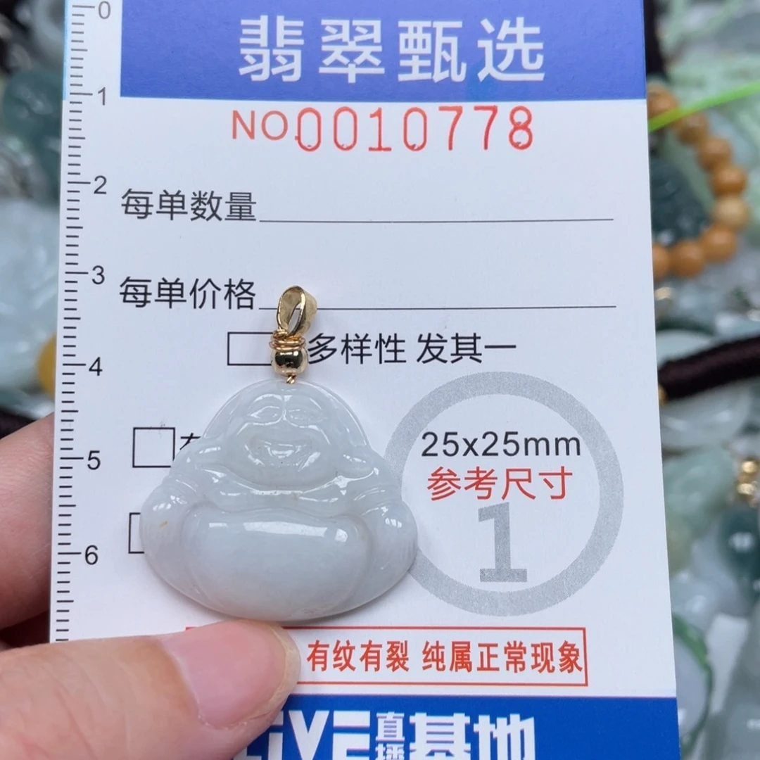 颈饰未镶嵌翡翠10778
