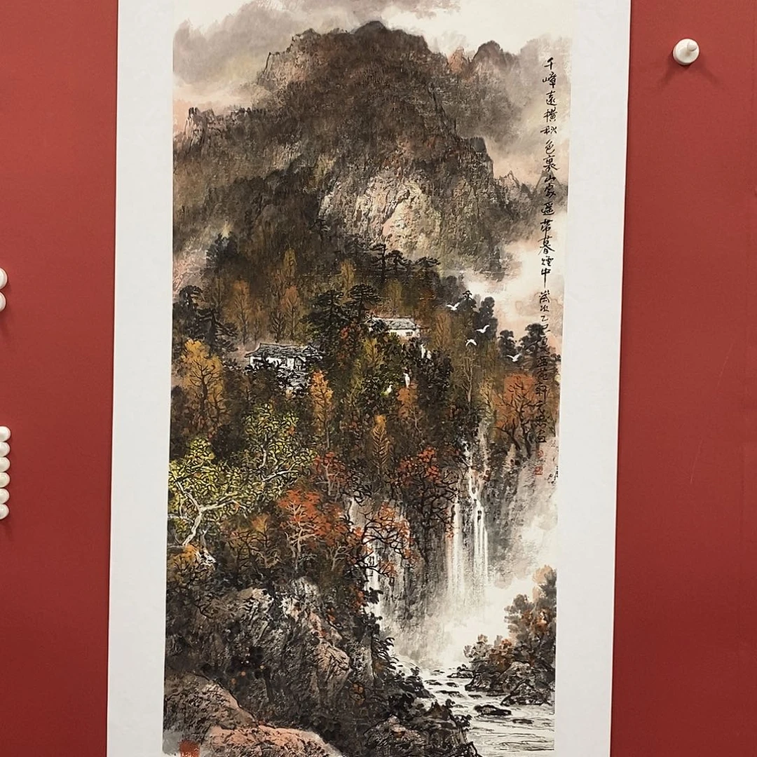 国画吕元忠三尺100*50精品佳作