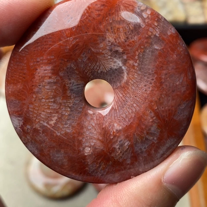 硅化玉颈饰未镶嵌新**冀