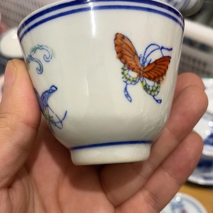 摆件陶景德镇陶瓷主人杯2344