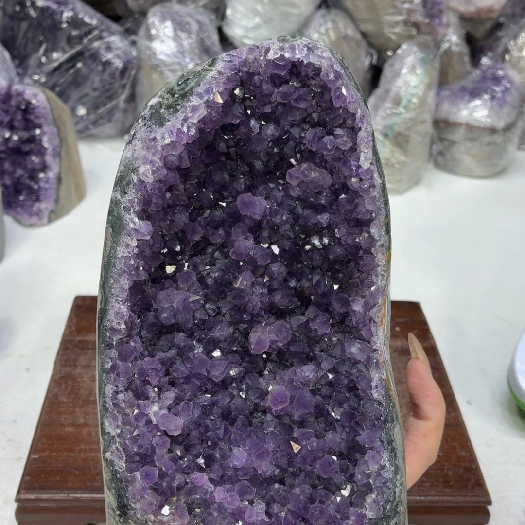 未镶嵌紫晶眼镜紫水晶