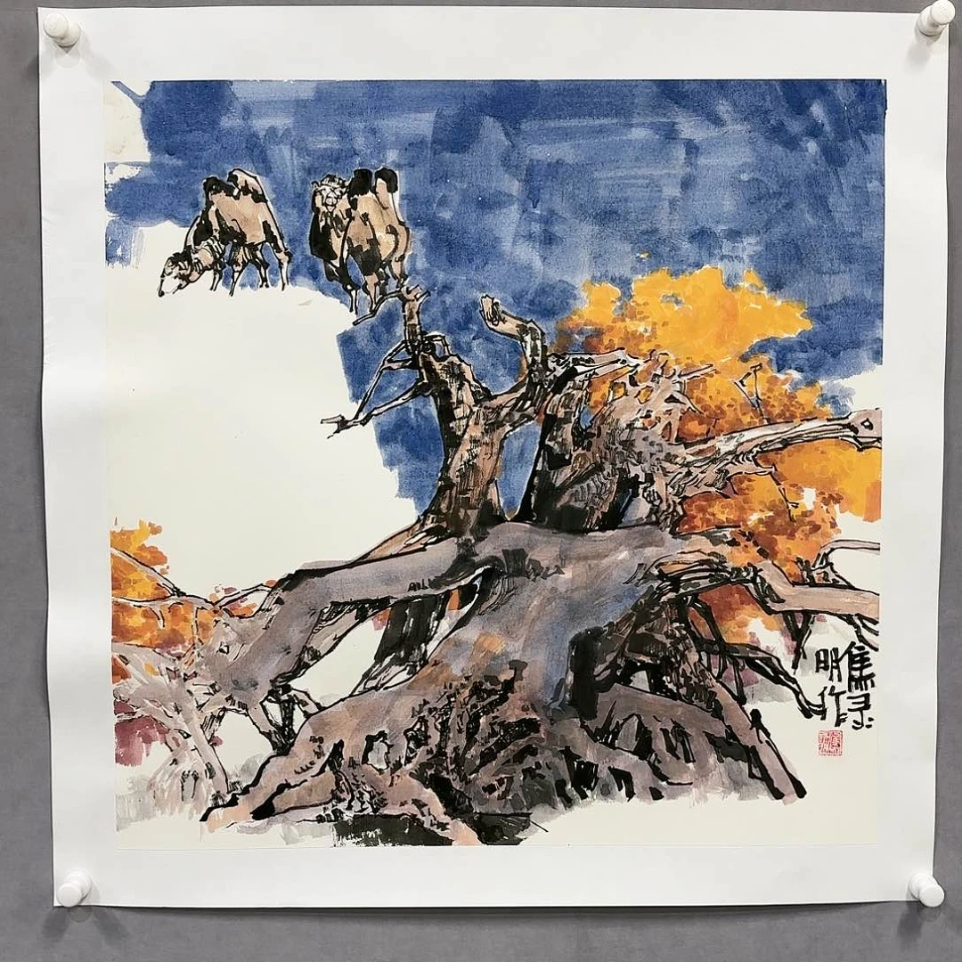 国画国画纯手绘作品请放心去藏