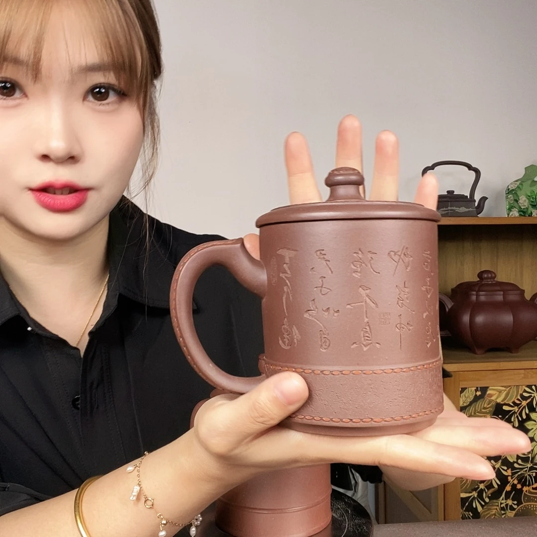 太***阳紫砂茶壶盖杯340cc……