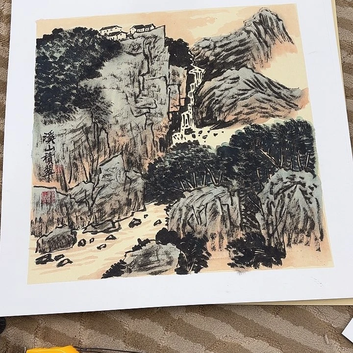 国画花鸟的翅膀和翅膀都是白色的羽毛