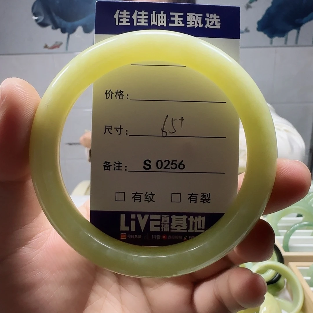 蛇纹石玉手镯未镶嵌s 0256