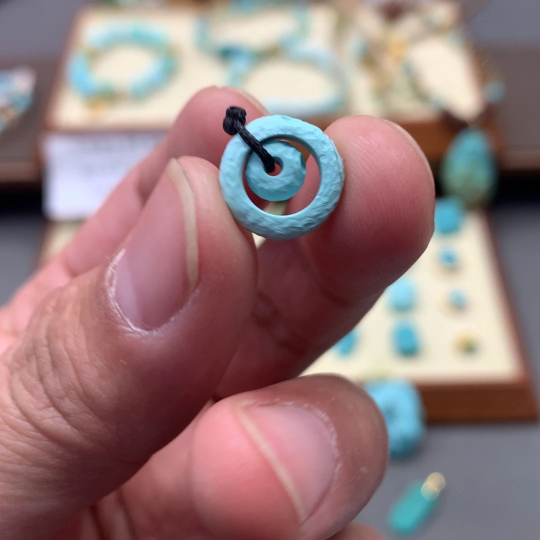 绿松石1未镶嵌年*糕配饰