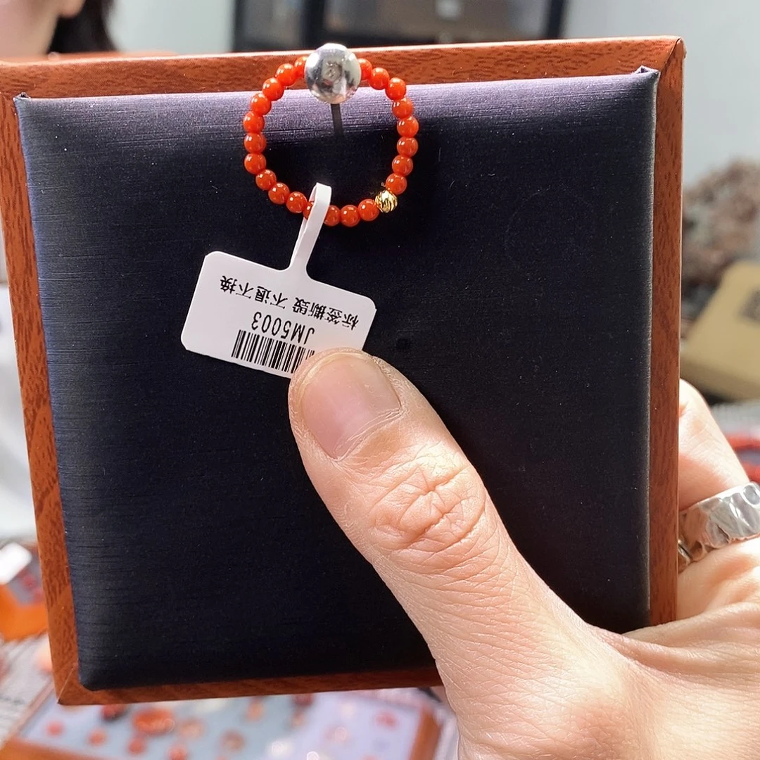 南红玛瑙戒指未镶嵌5003