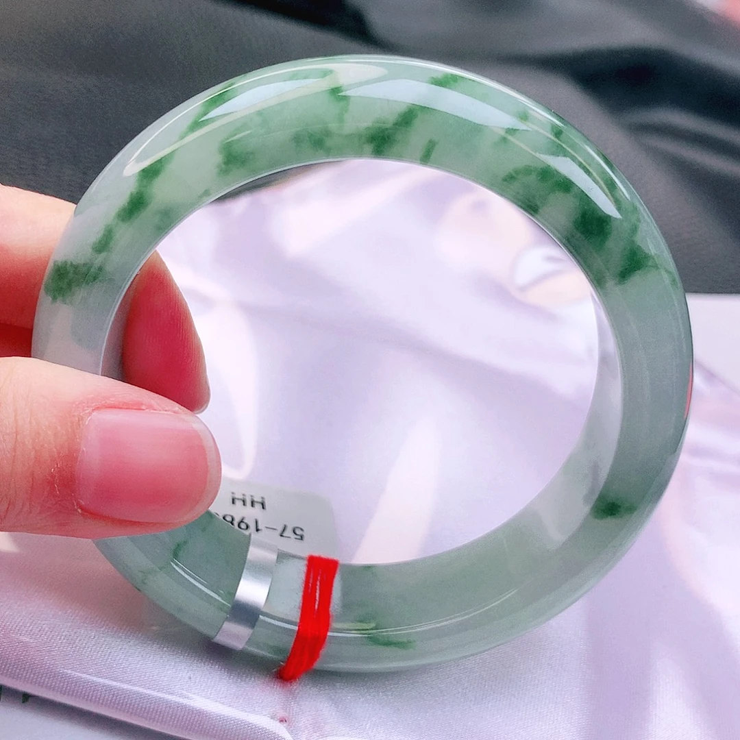 翡翠未镶嵌手镯缅甸天然a货翡翠手镯