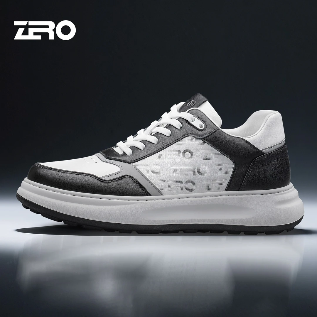 【杨烁同款】ZRO零度男鞋轻奢休闲板鞋真皮轻便软底舒适缓震潮鞋男